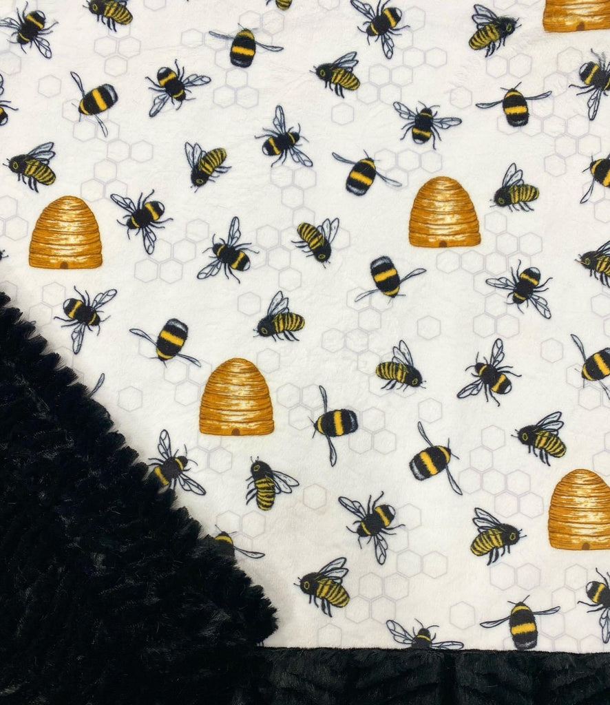 Honey Bee Throw Blanket Bees Knees